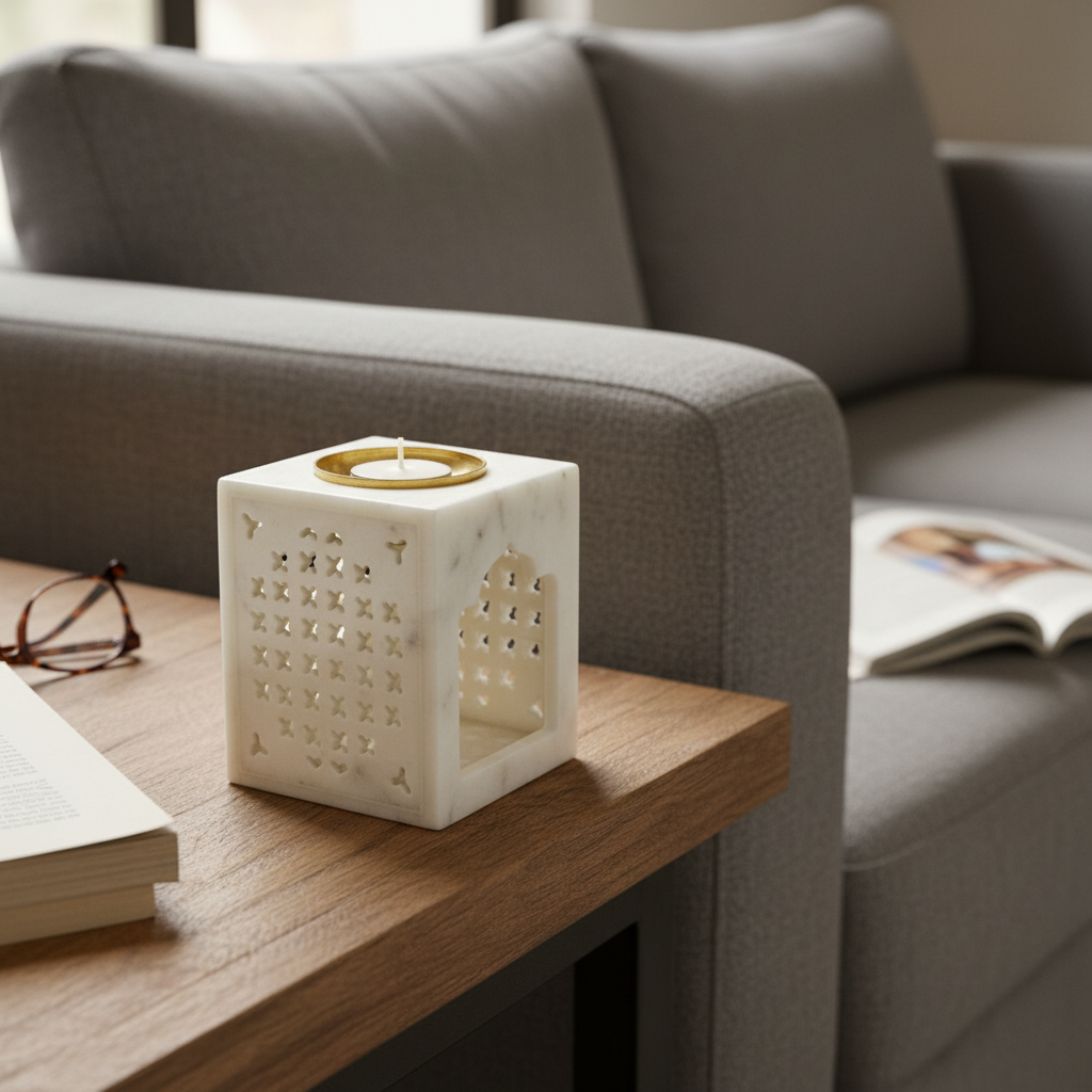 Mandir Glow Candle stand