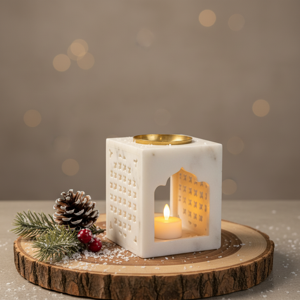 Mandir Glow Candle stand