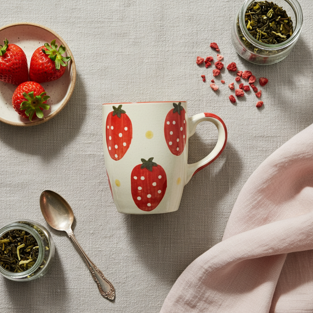 Strawberry Doodle Mug | 350ml
