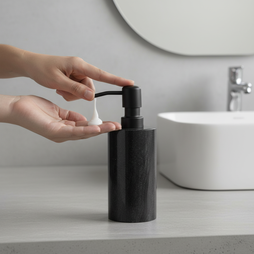 Obsidian Flow Soap Dispenser