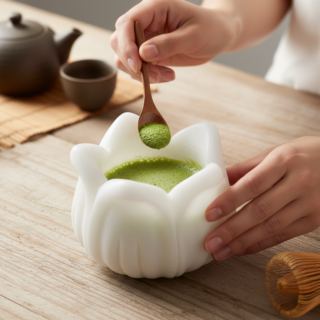 White Petal Seasoning Bowl