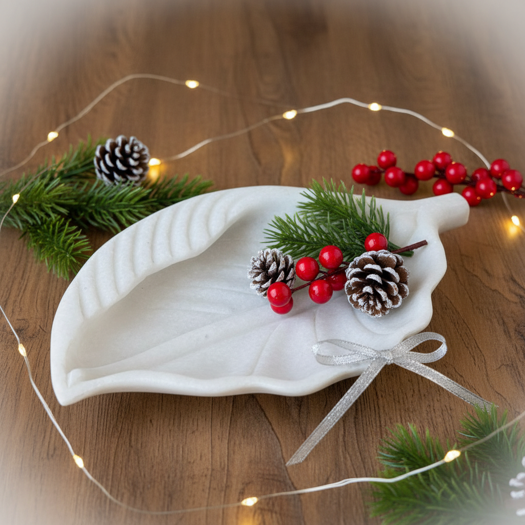 Purestone Leaf Platter