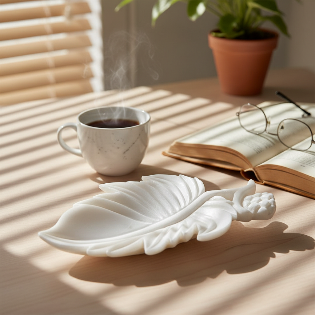 Silent Petal Serving Plate