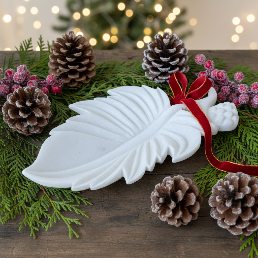 Silent Petal Serving Plate