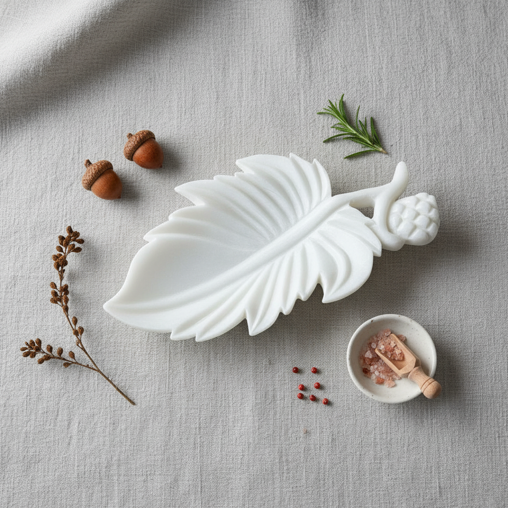 Silent Petal Serving Plate