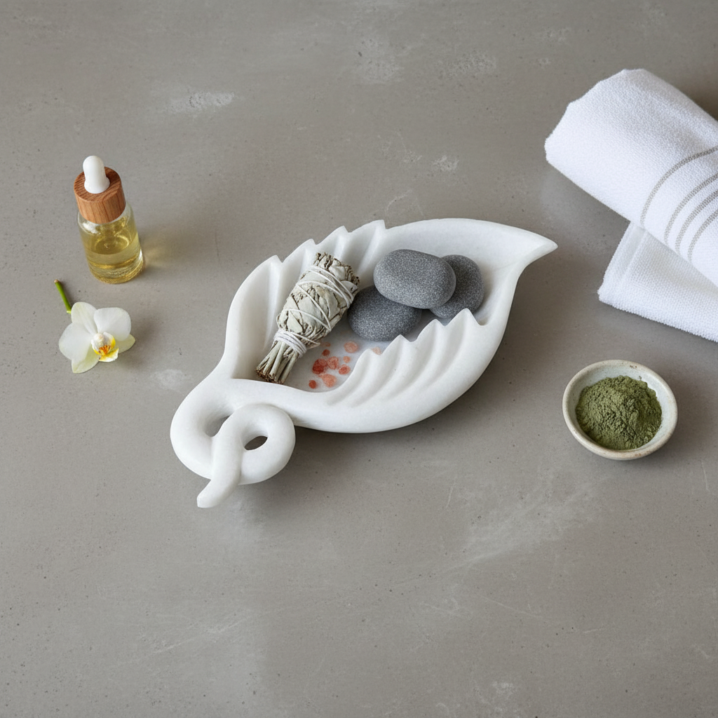 Soft Bloom Leaf Bowl