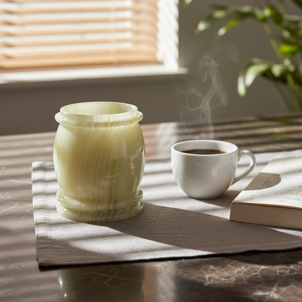 NatureGlow Onyx Jar | Pair of 2