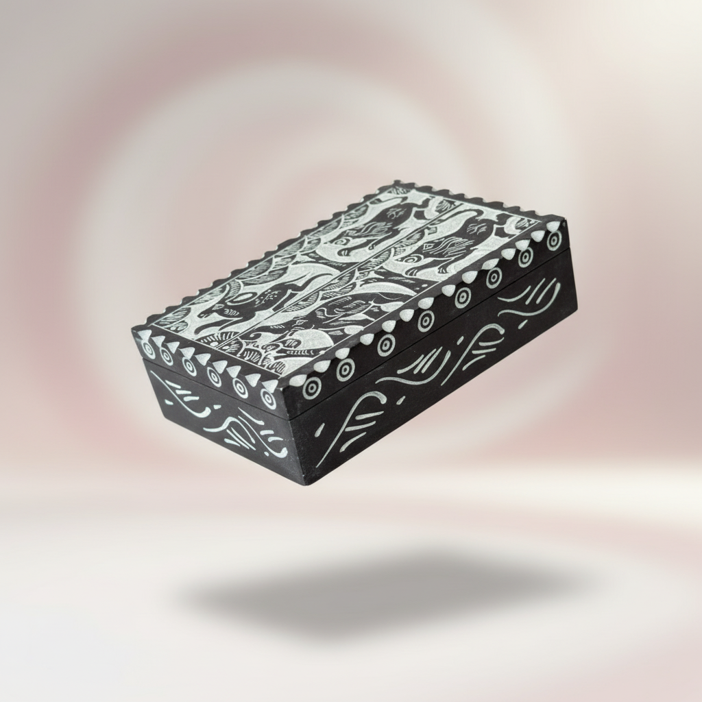 Noir Heritage Stone Box