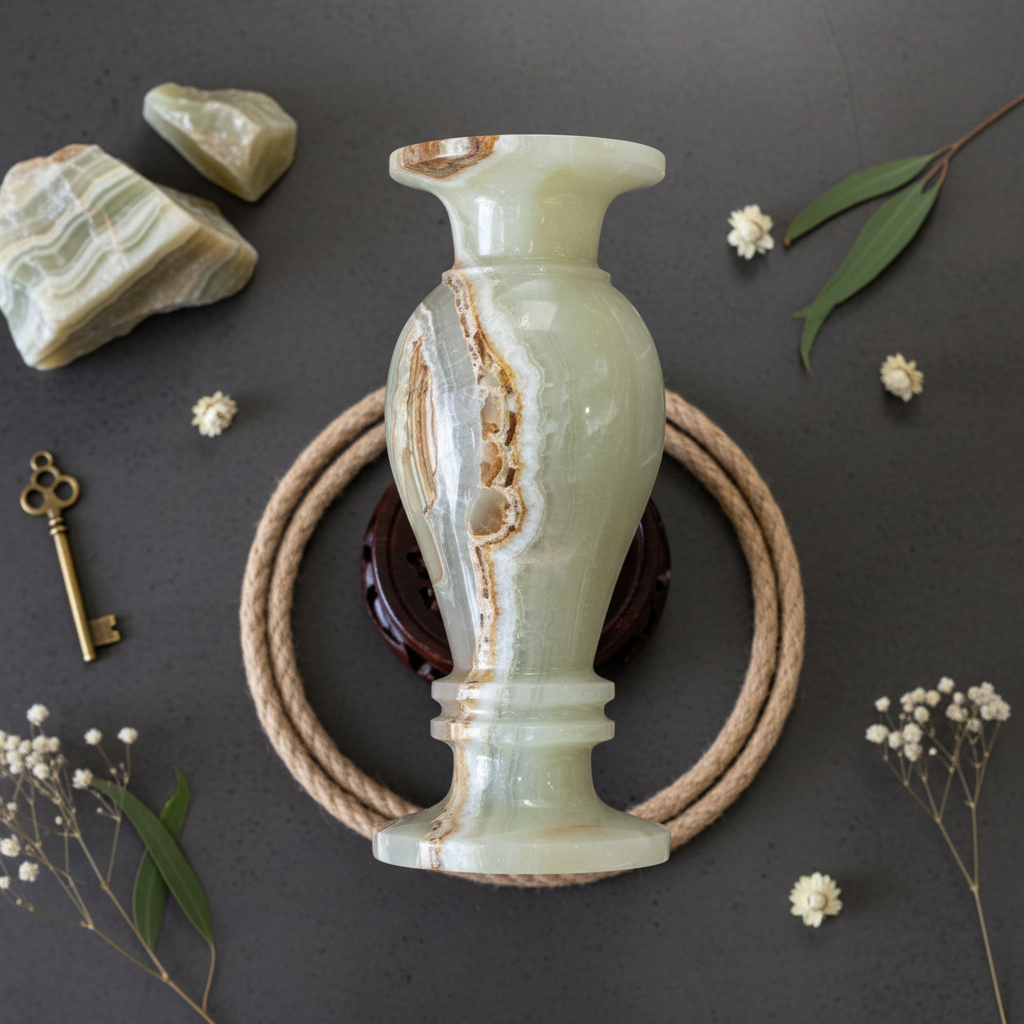 Emerald Drift Vase
